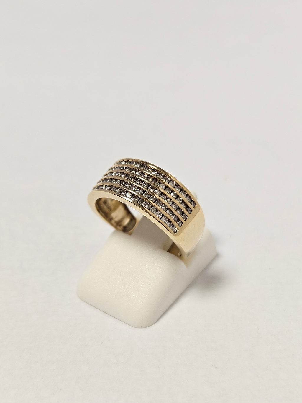 14K Gold 100- Diamond Statement Ring