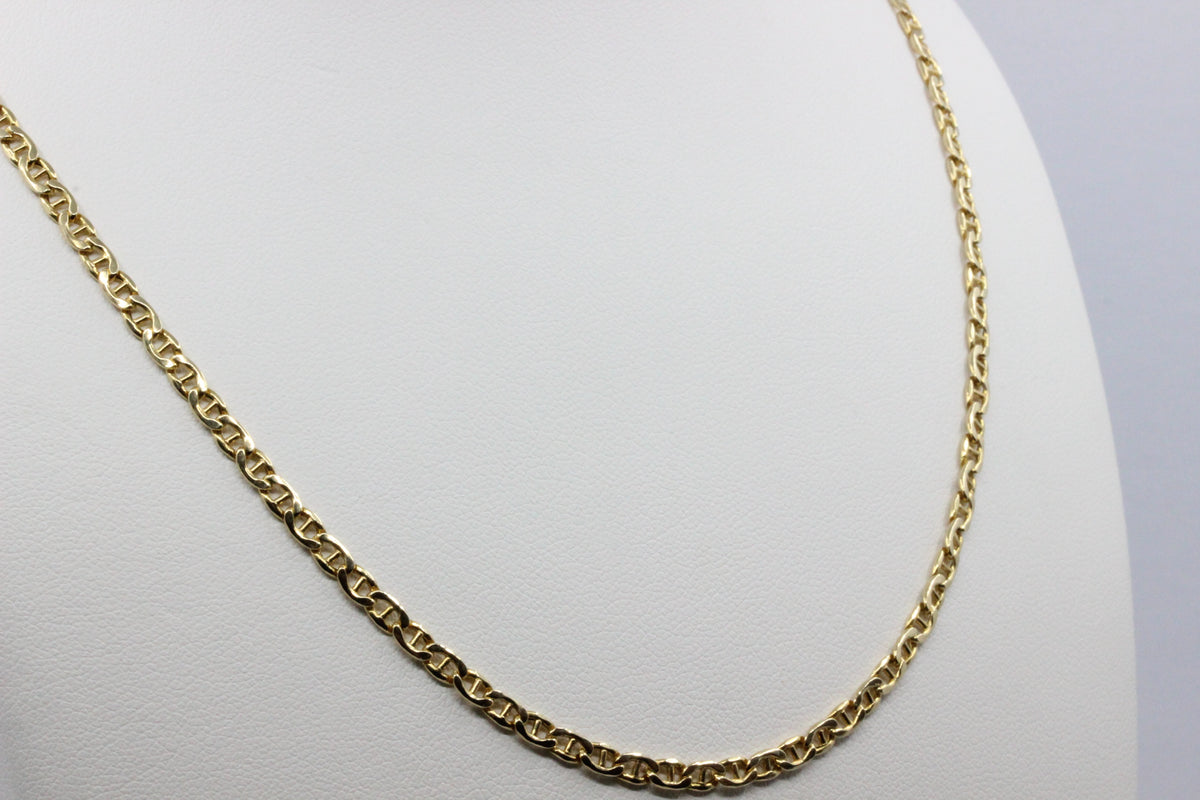 14K Gold Chain Necklace- 46 cm