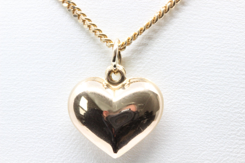14K Gold Heart Pendant