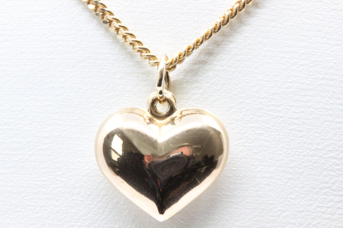 14K Gold Heart Pendant