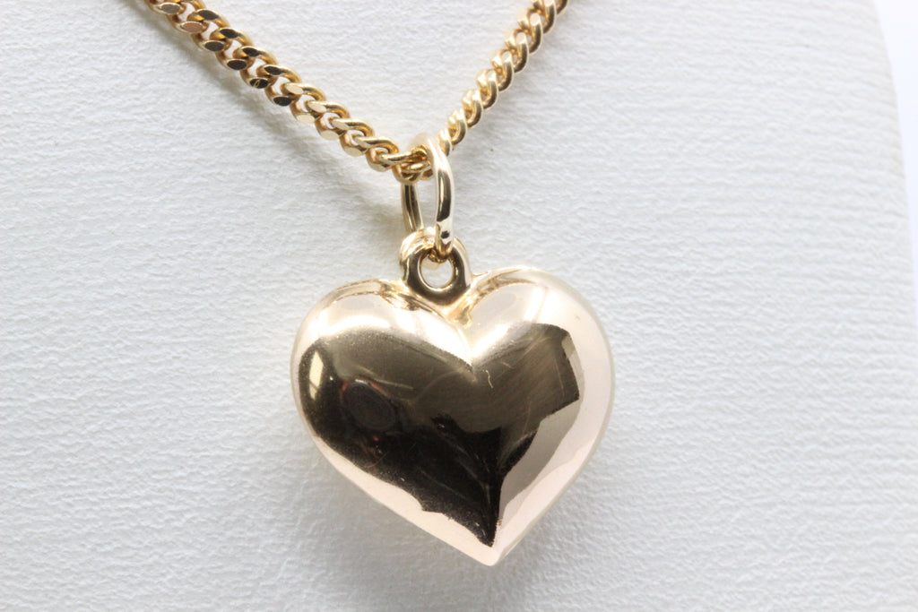 14K Gold Heart Pendant