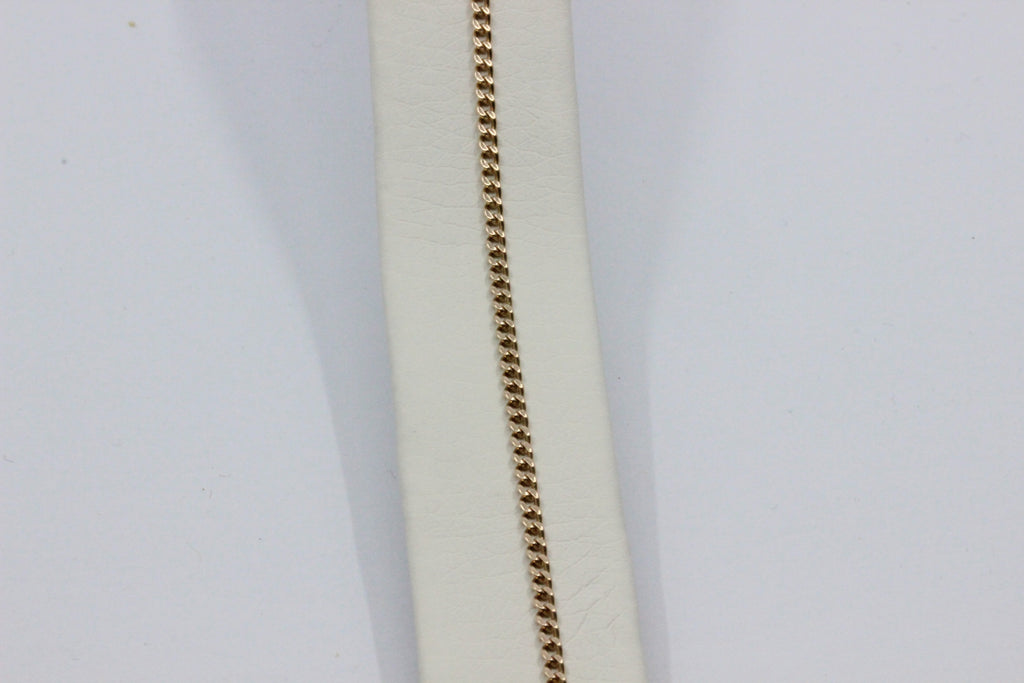 14K Gold Chain Bracelet- 21 cm