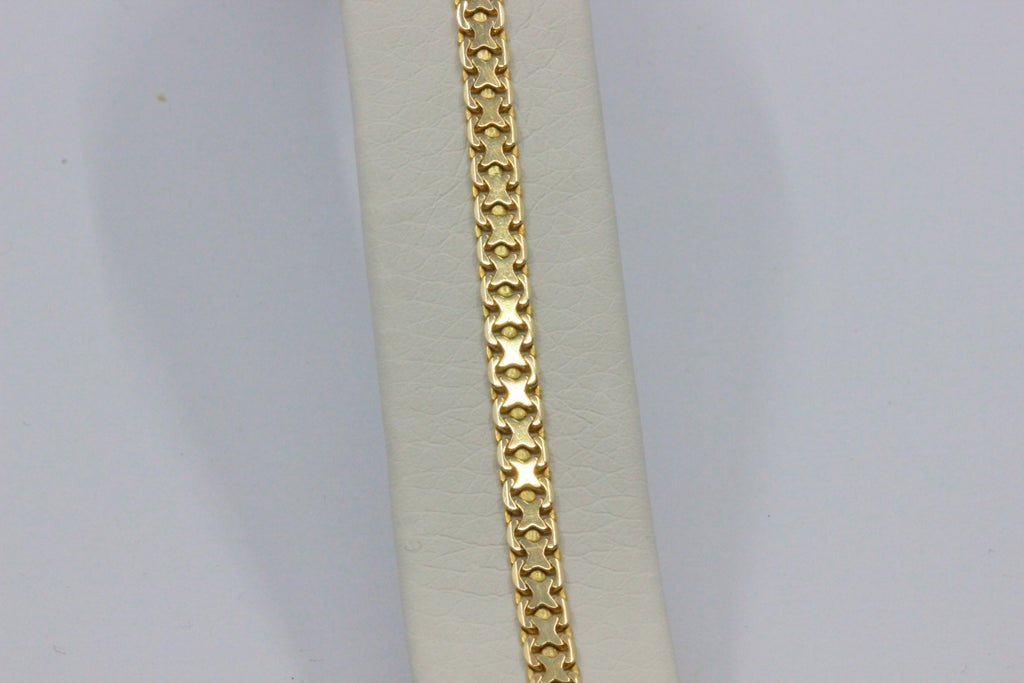 14K Gold Bracelet- 17 cm