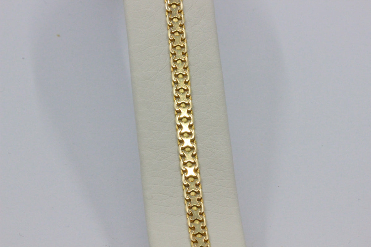 14K Gold Bracelet- 17 cm