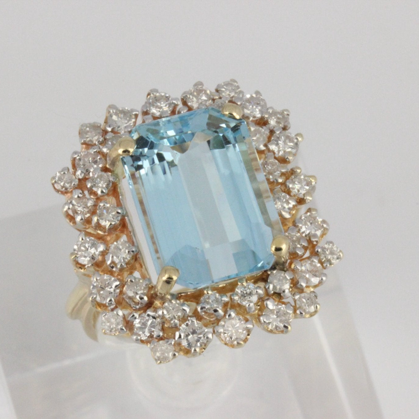 14K Gold Ring with 40 Diamonds