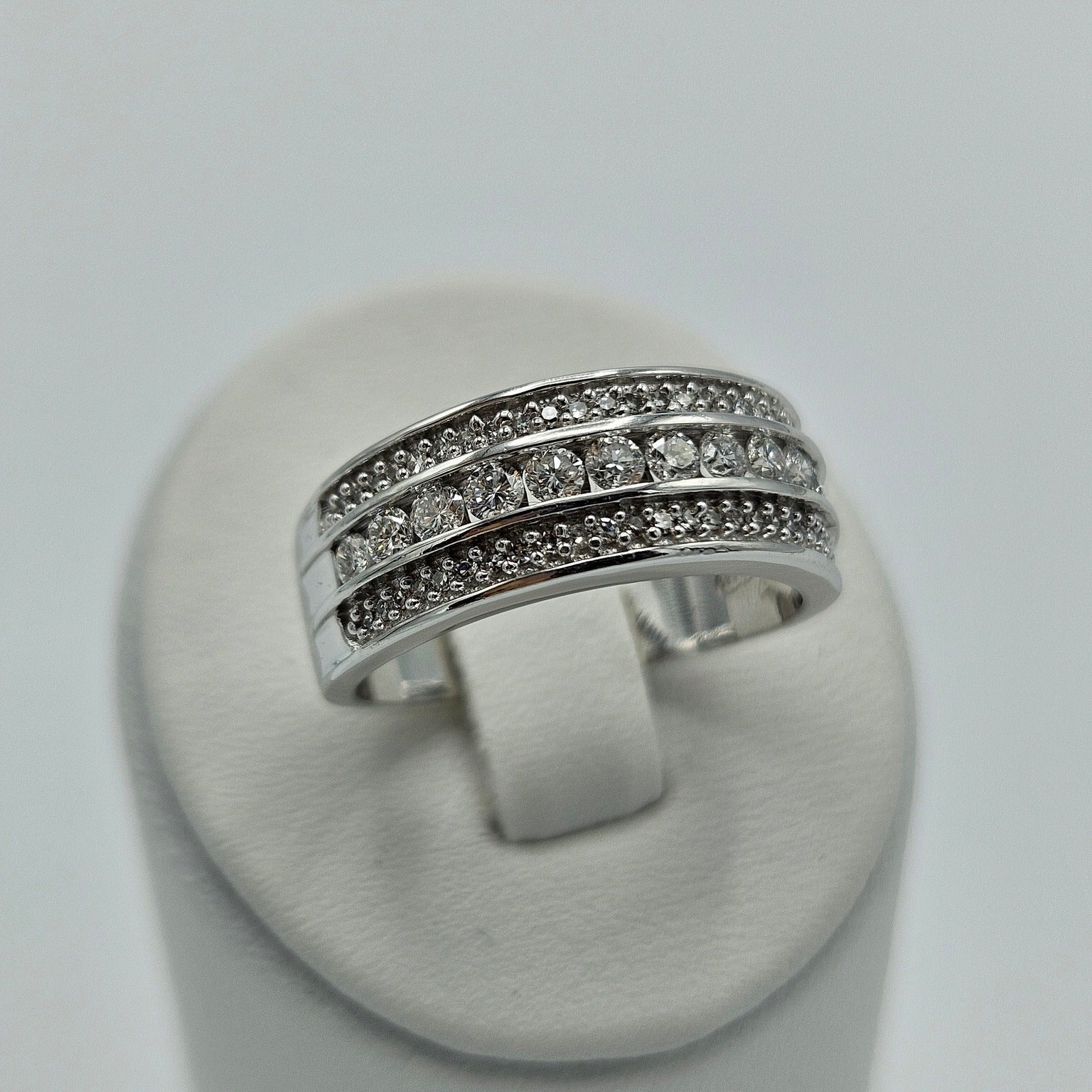 14K Gold Ring with 57 Diamonds