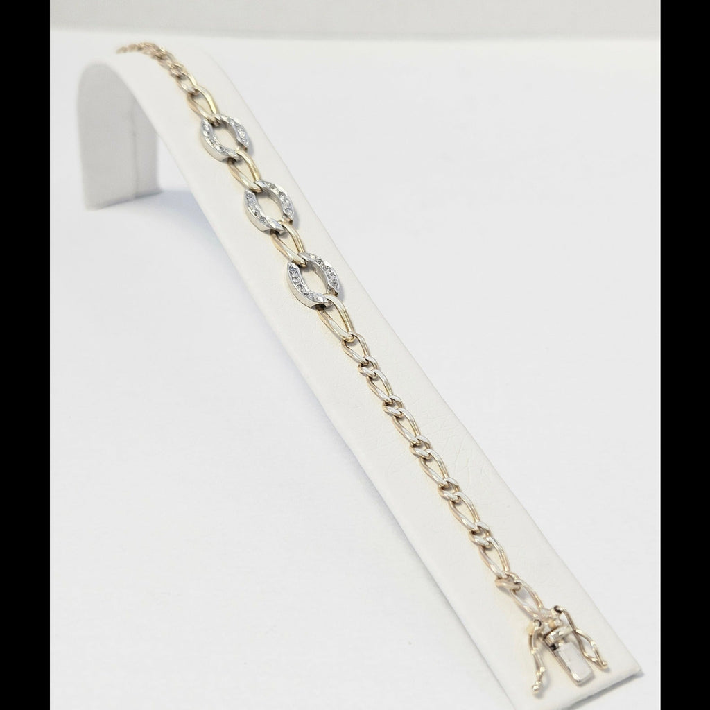 14K Bracelet with Diamonds