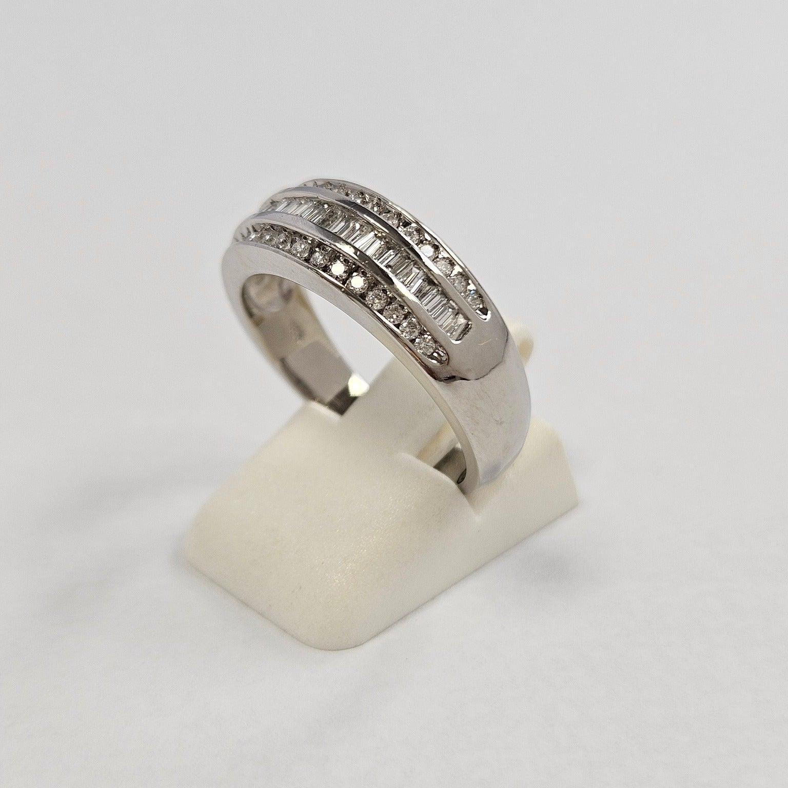 14K Gold Ring with Diamonds