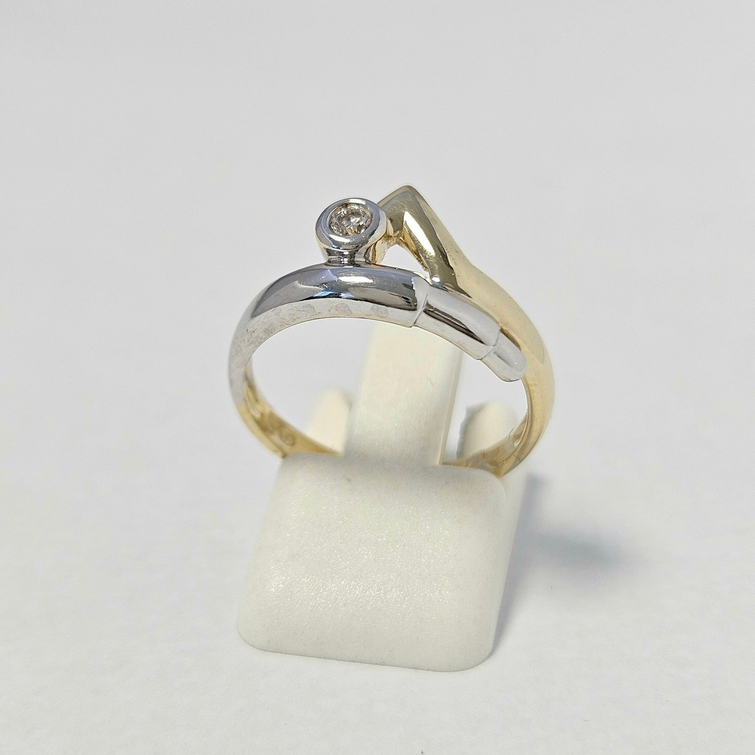 14K Gold Ring with Diamond