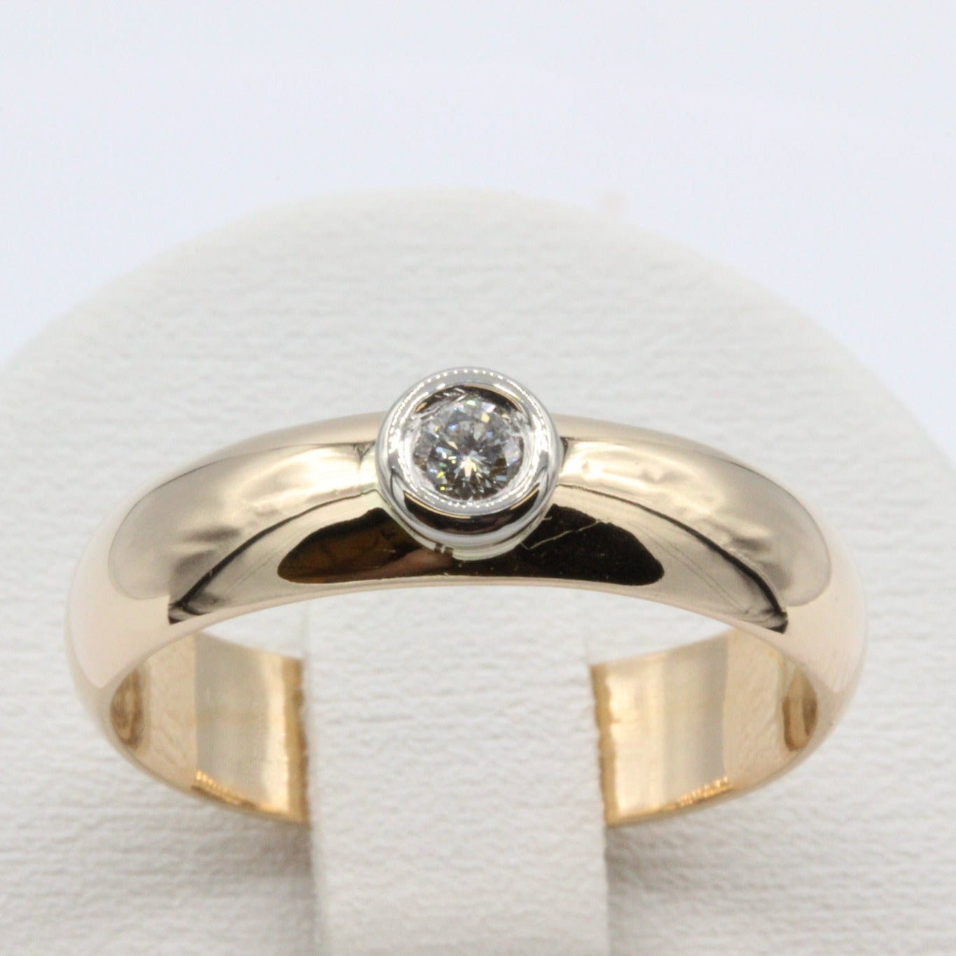 14K Gold Ring with Diamond
