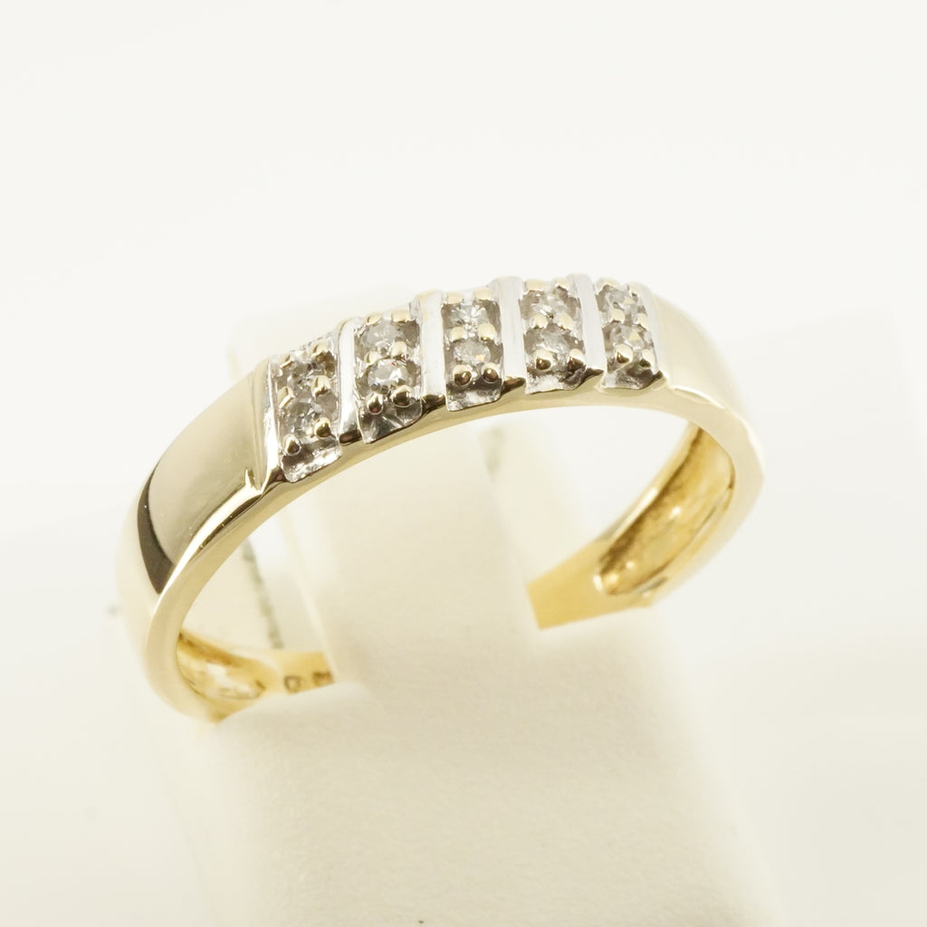 14K Gold 10- Diamond Ring