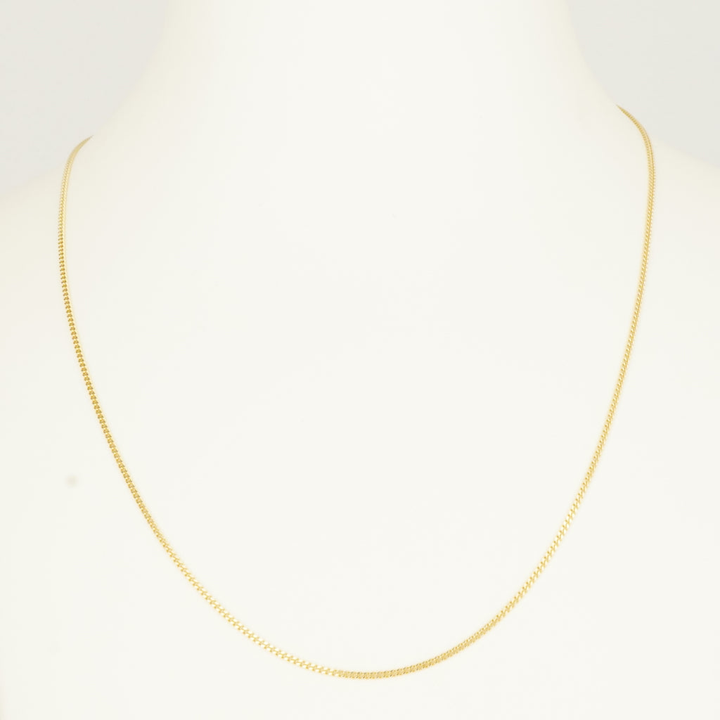 14K Gold Fine Chain Necklace- 43.5 cm