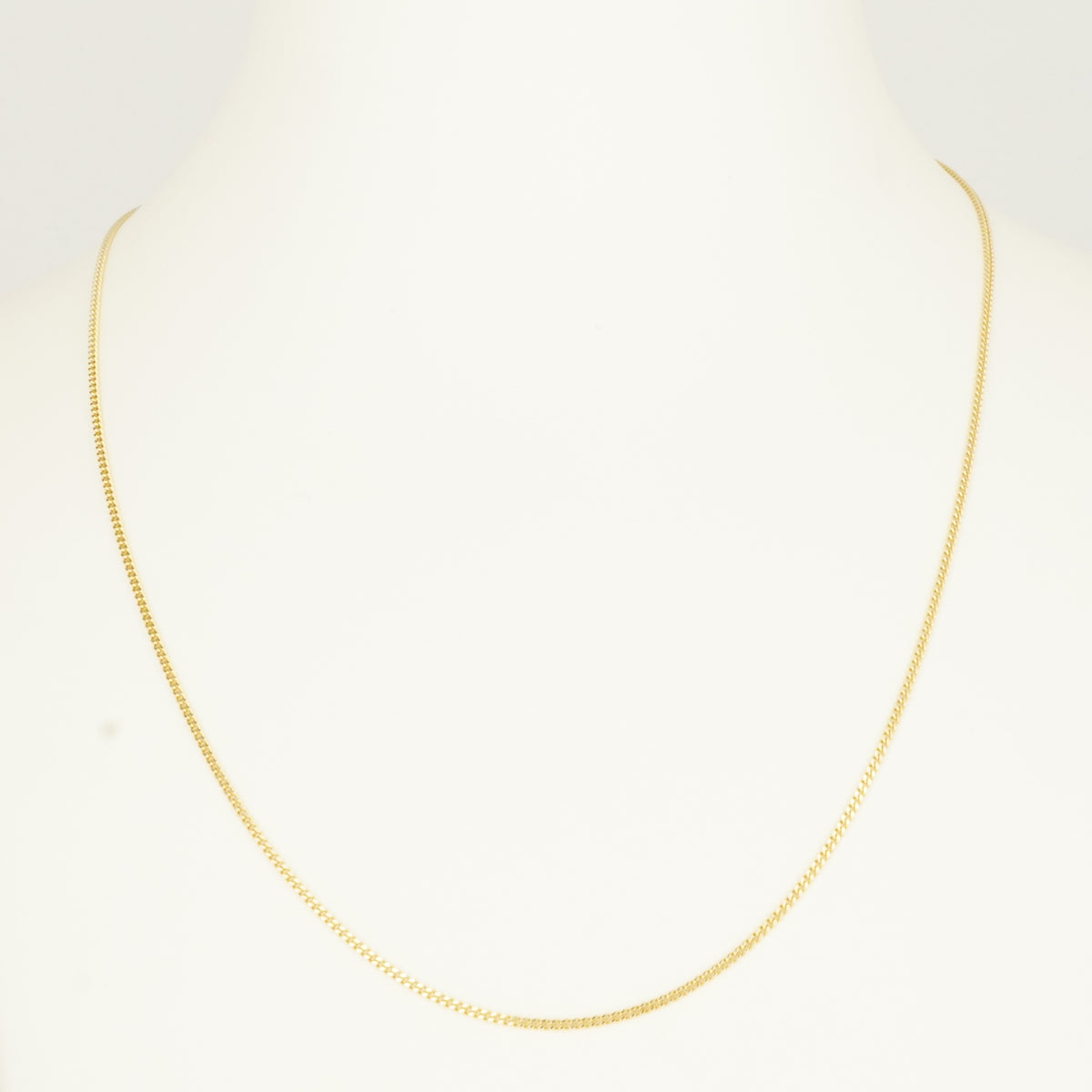 14K Gold Fine Chain Necklace- 43.5 cm