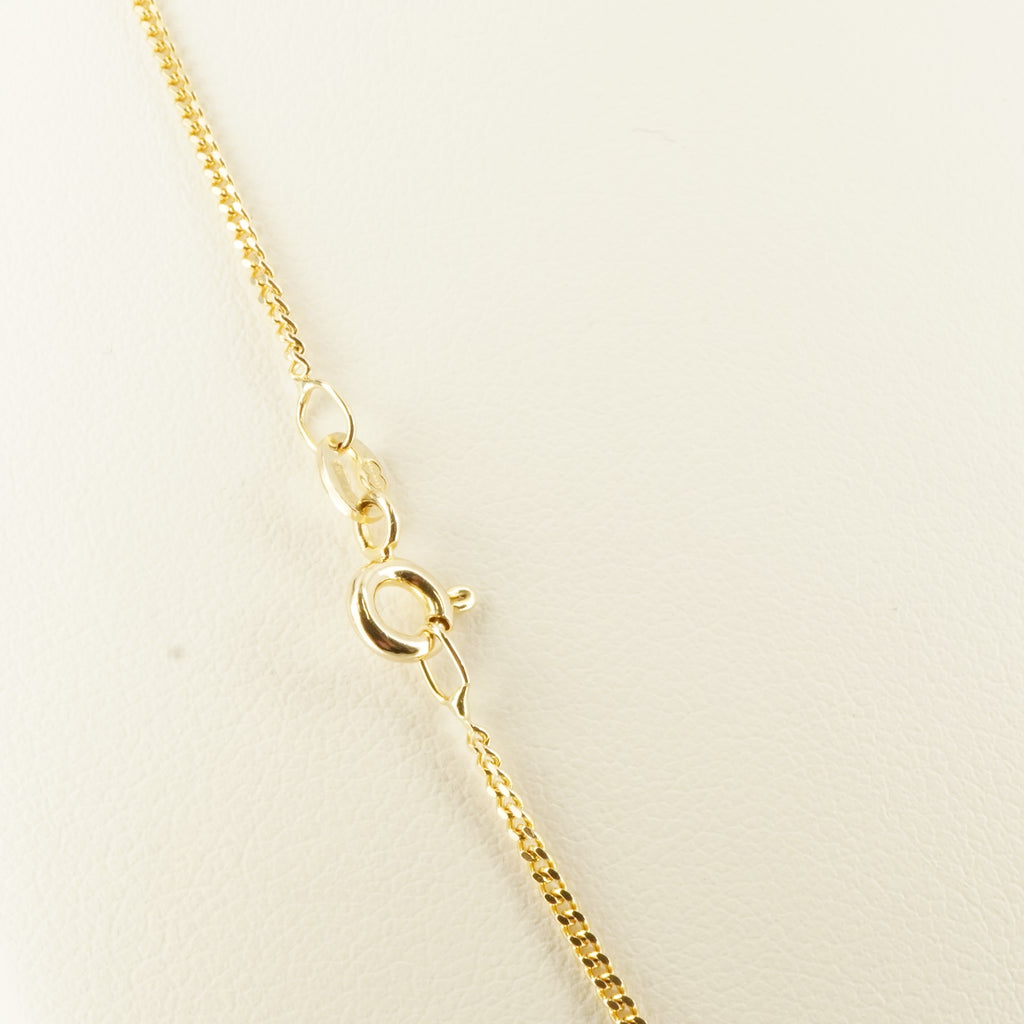 14K Gold Fine Chain Necklace- 43.5 cm