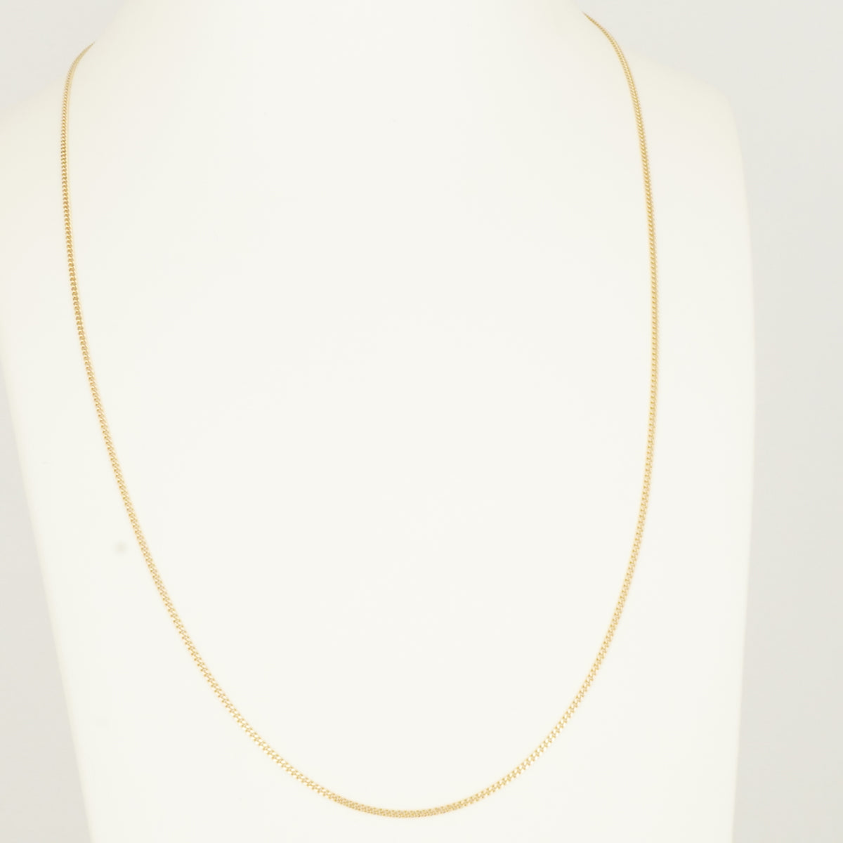 14K Gold Fine Chain Necklace- 51.5 cm