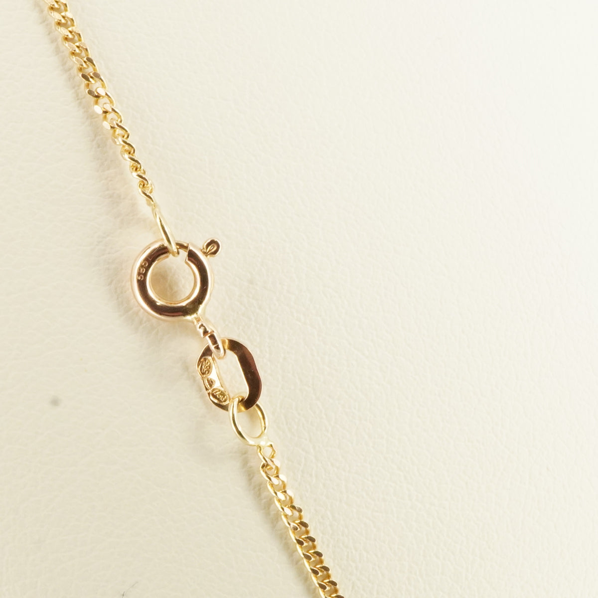14K Gold Fine Chain Necklace- 51.5 cm