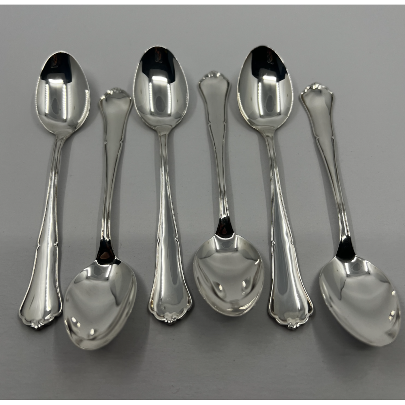 Set of 6 Vintage 830 Silver Teaspoons