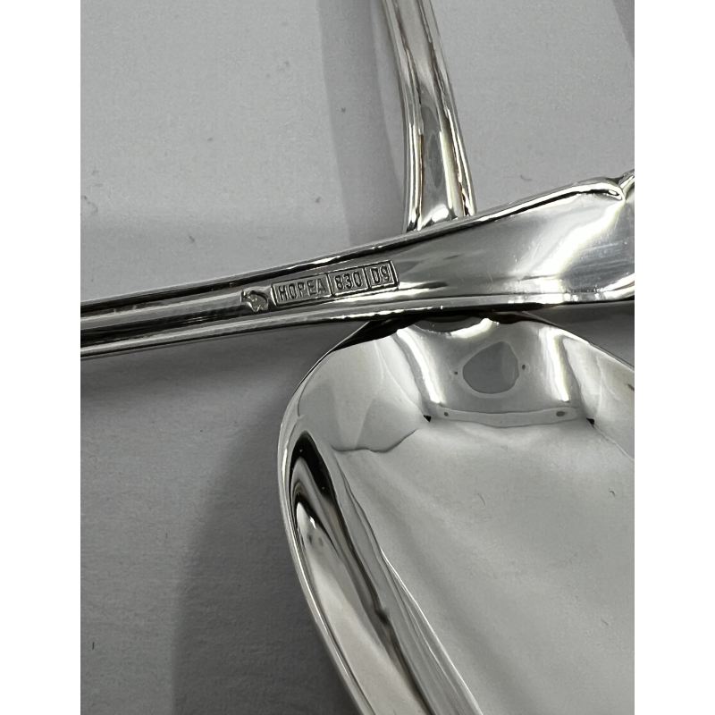 Set of 6 Vintage 830 Silver Teaspoons